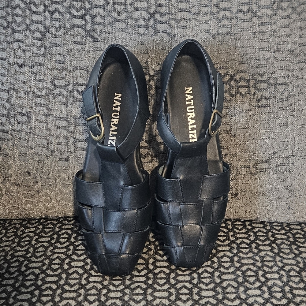 Naturalizer Leather Navy Women's Shoes - Casual, Preppy, 80s